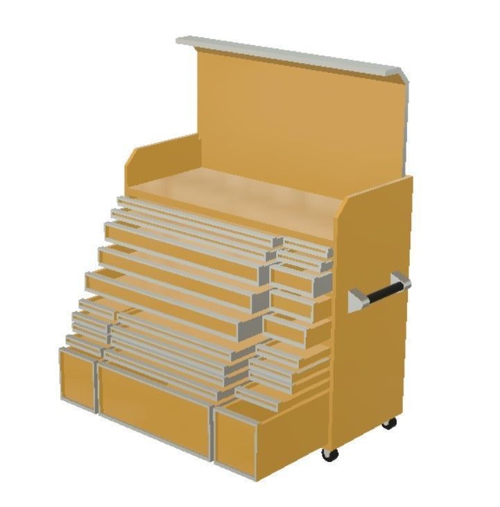 Shop Equipment Set for 3D Print 1-25 Scale 3D print model_41