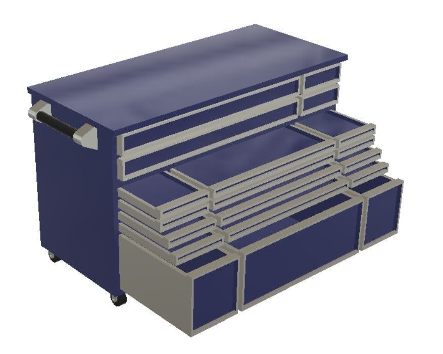 Shop Equipment Set for 3D Print 1-25 Scale 3D print model_43