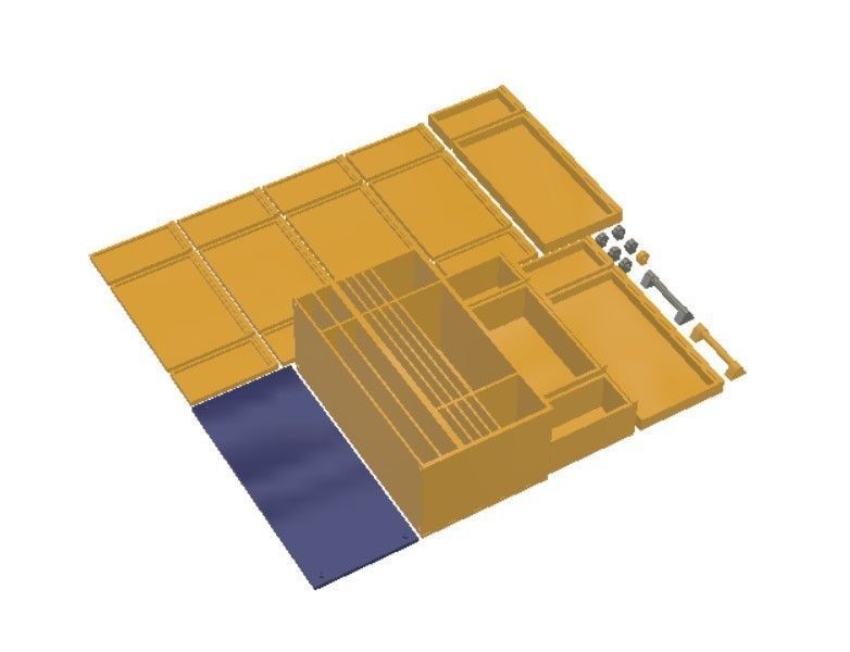 Shop Equipment Set for 3D Print 1-25 Scale 3D print model_63