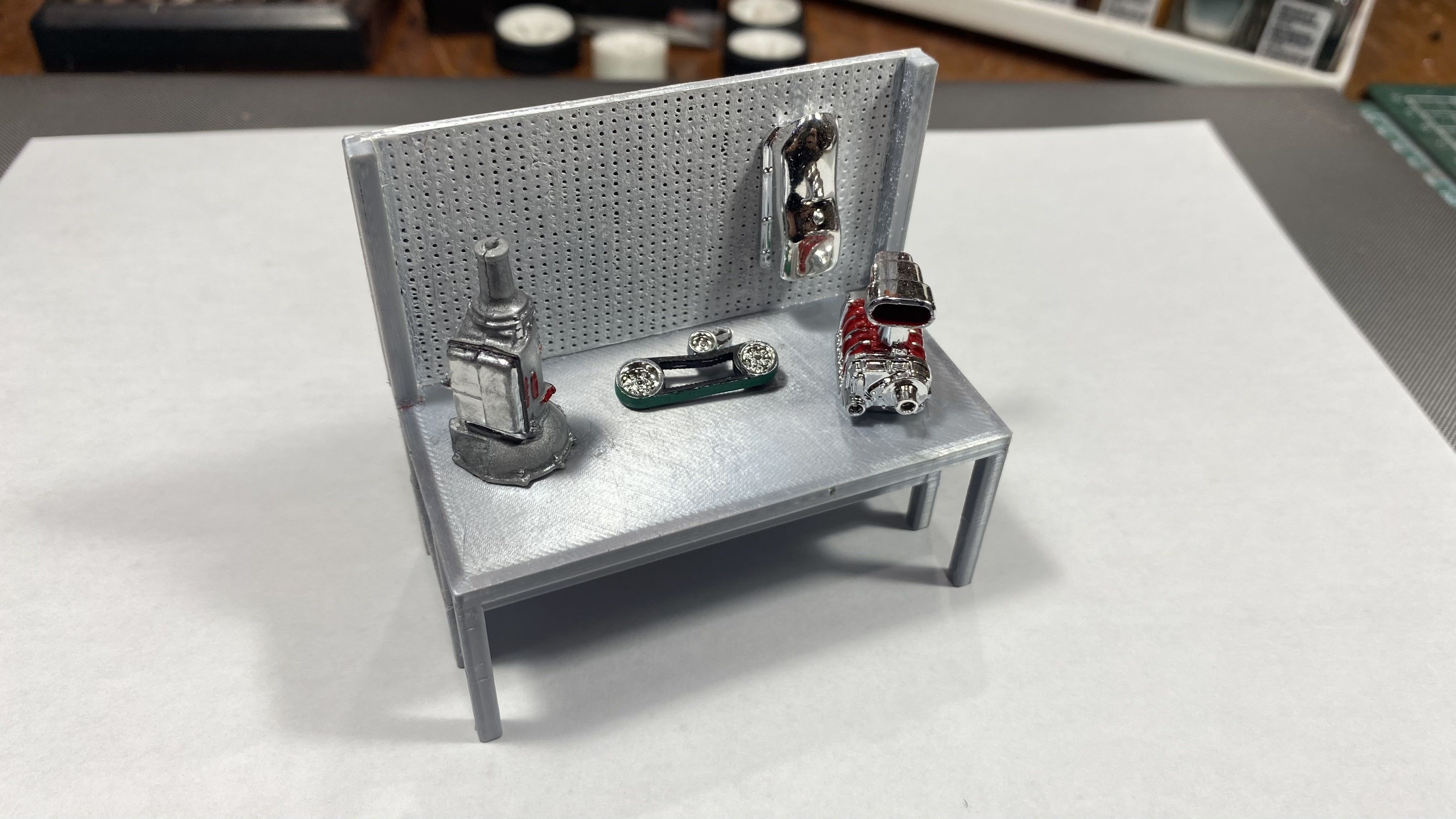 Shop Equipment Set for 3D Print 1-25 Scale 3D print model_8