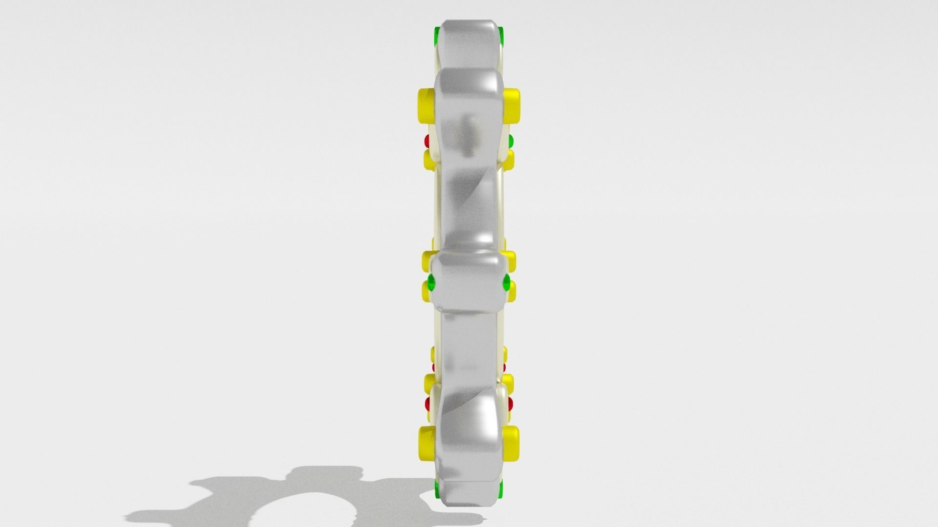 Stylized PBR gear 3D model_2