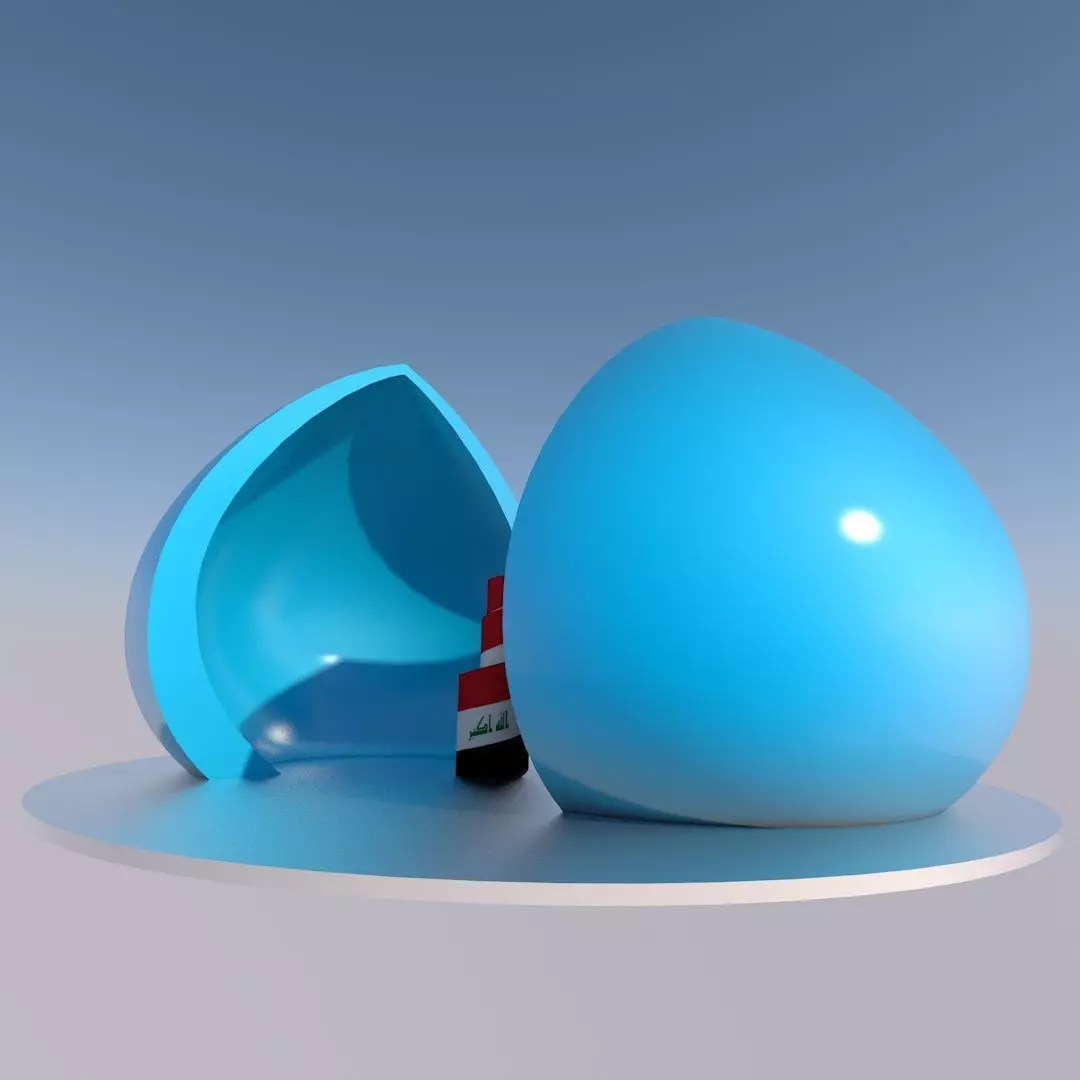 Al-Shaheed Monument Low-poly 3D model_0