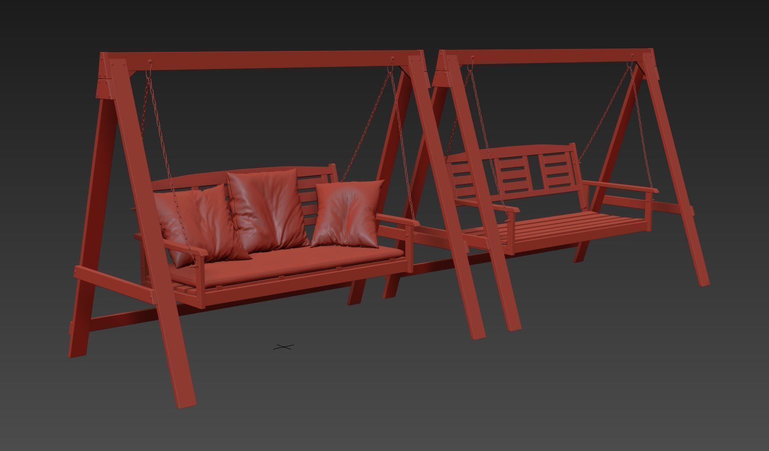 Marrow Swing Seat by Dakota Fields 3D model_11