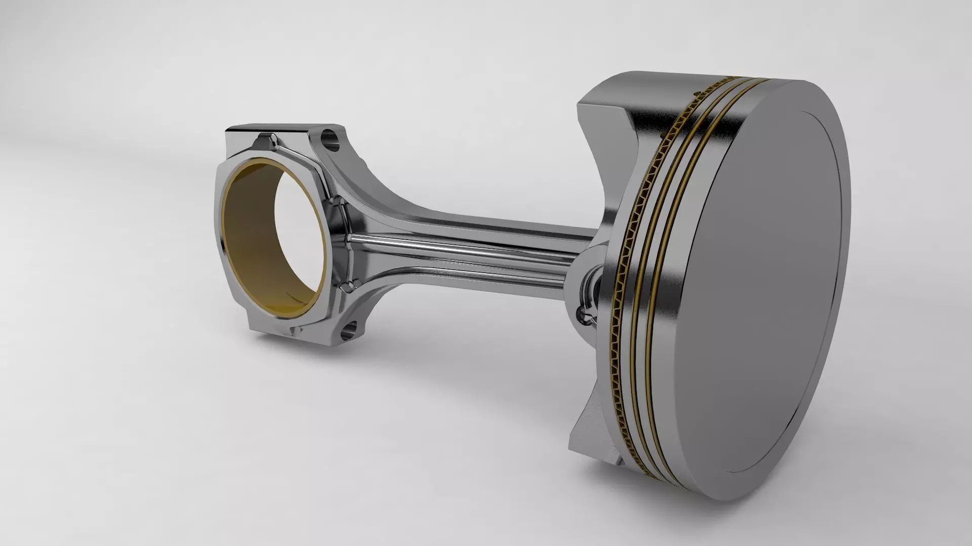 Engine Piston 3D model