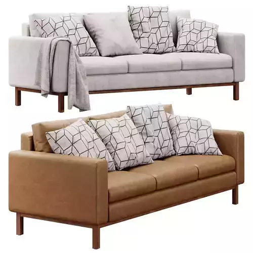 Clayton 2100mm square arm sofa by Joss and Main