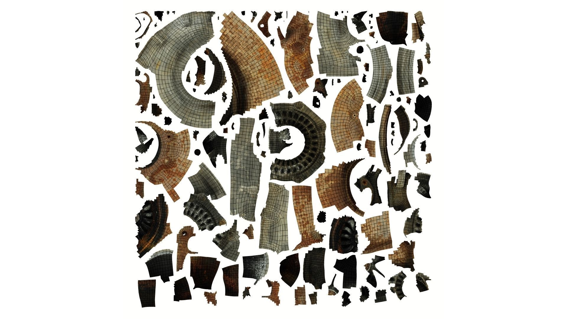 Automotive Turbocharger Raw Scanned 3D model_14