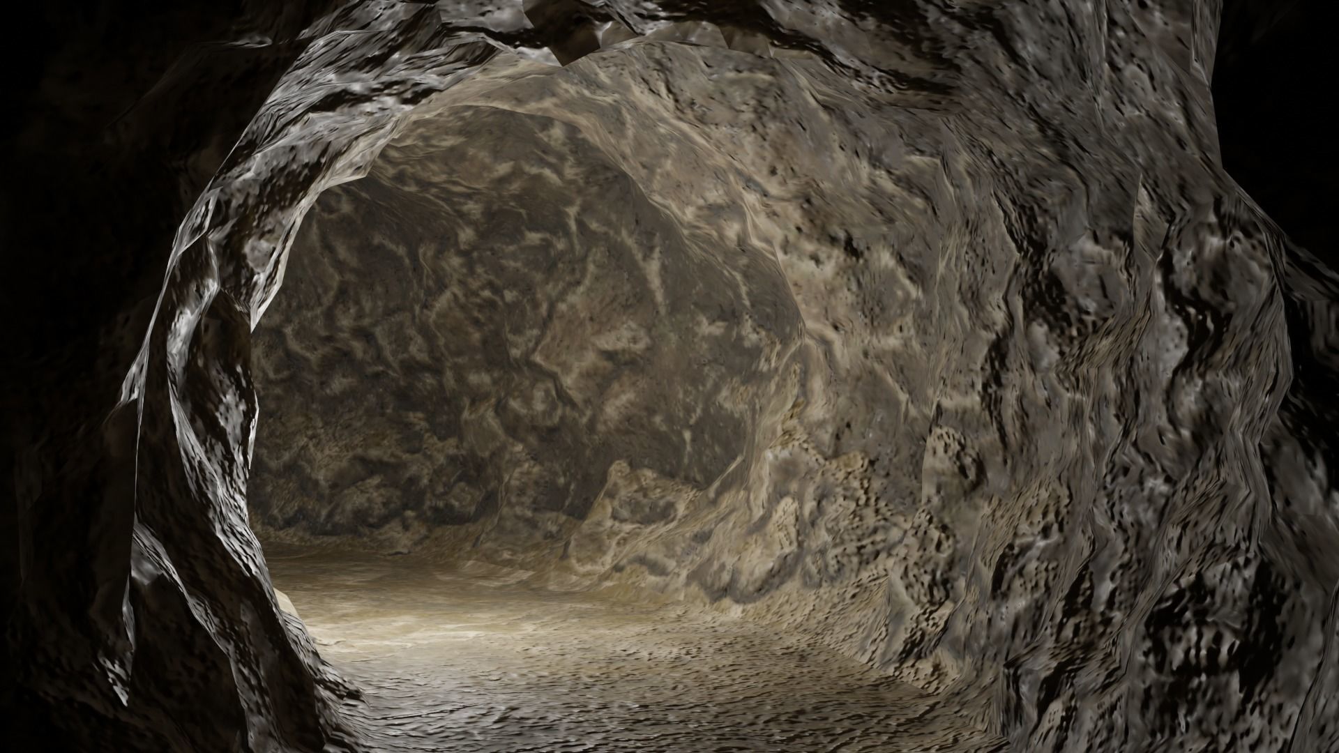 Mine tunnels - Modular 3D model_5
