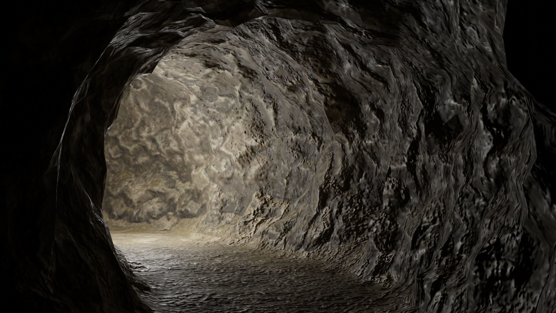 Mine tunnels - Modular 3D model_4