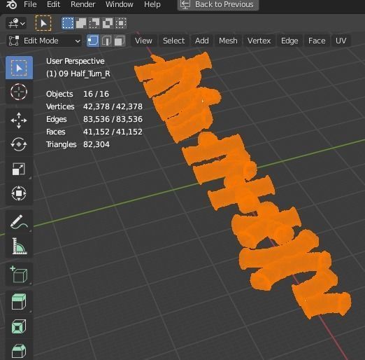 Mine tunnels - Modular 3D model_23