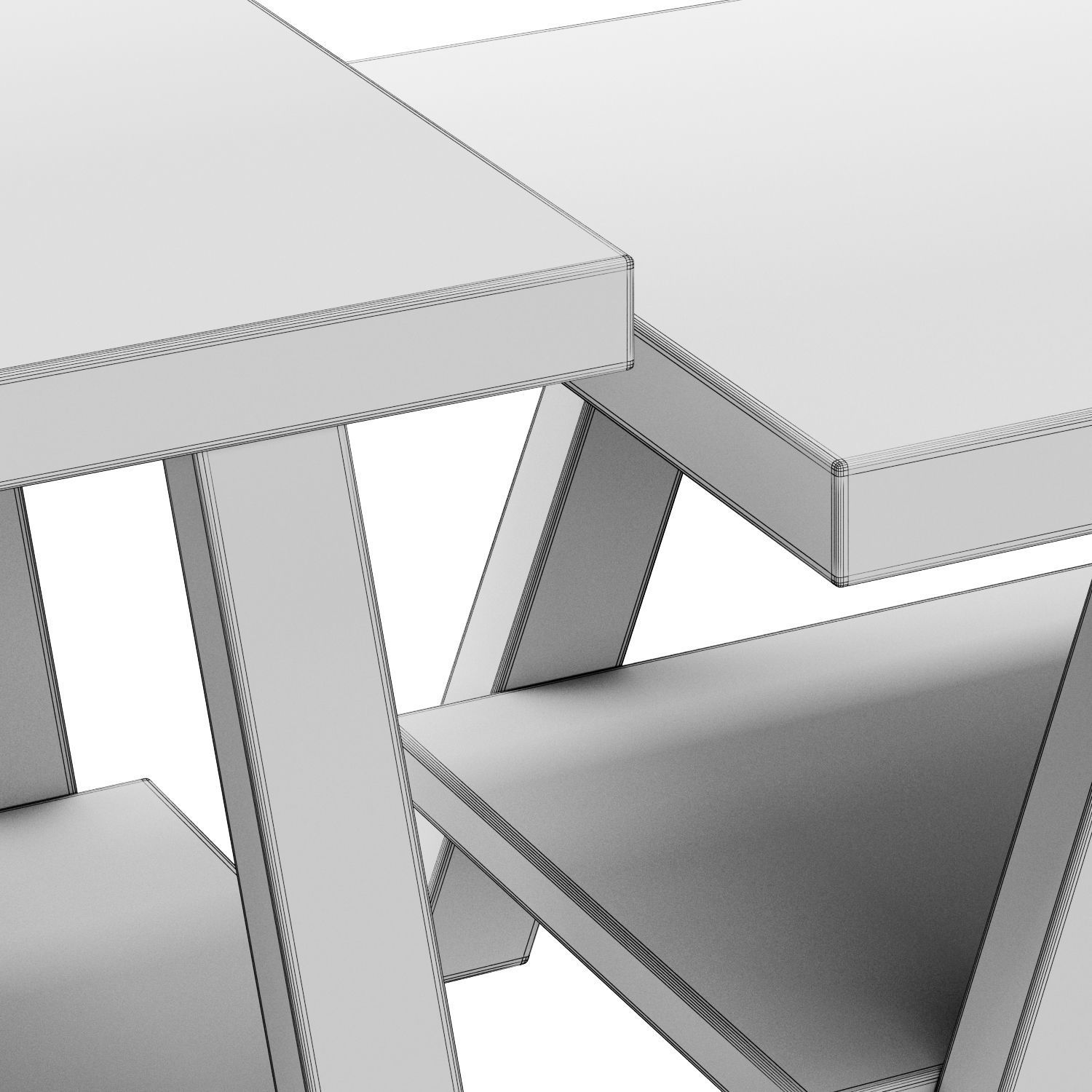 Filipek Coffee Table by Winston Porter 3D model_4