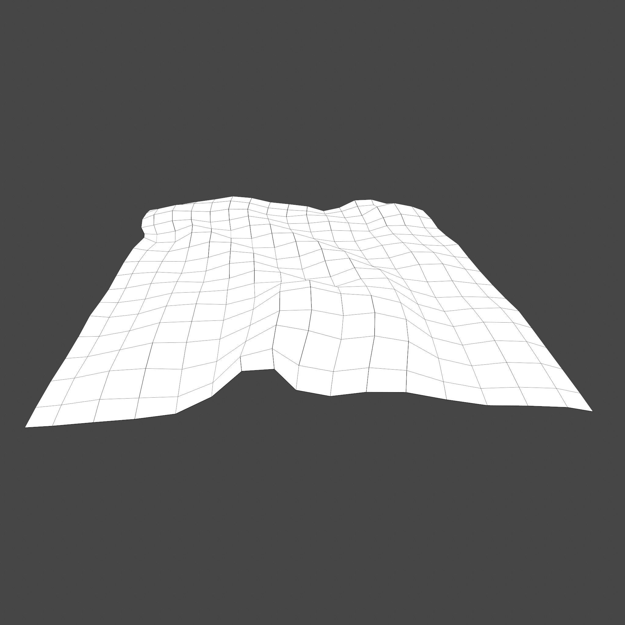 Persian Carpet Design Four Low-poly 3D model_18