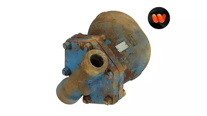 Rusty Water Pump Raw Scanned