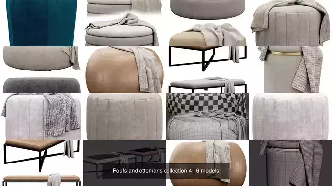  Poufs and ottomans collection 4