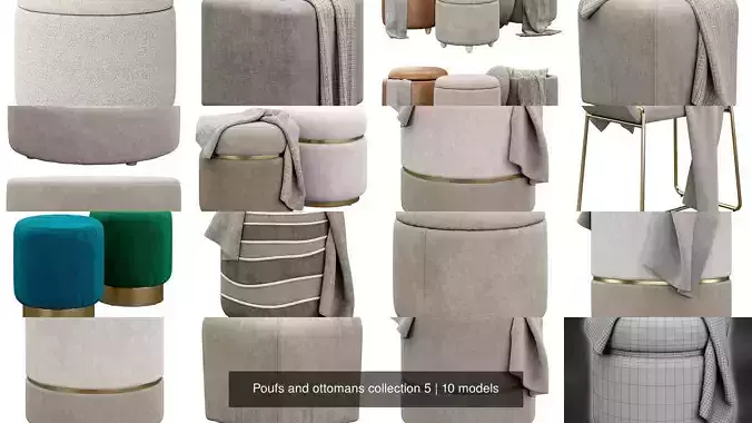  Poufs and ottomans collection 5 