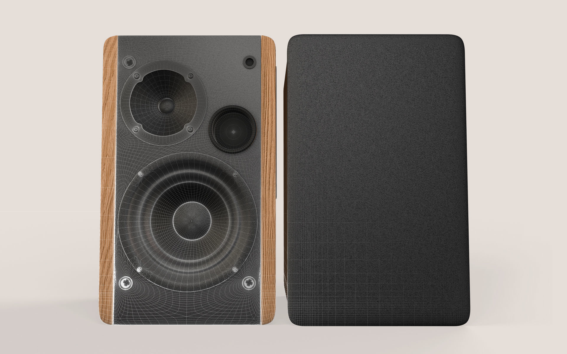 speaker active 3d model 3D model_3