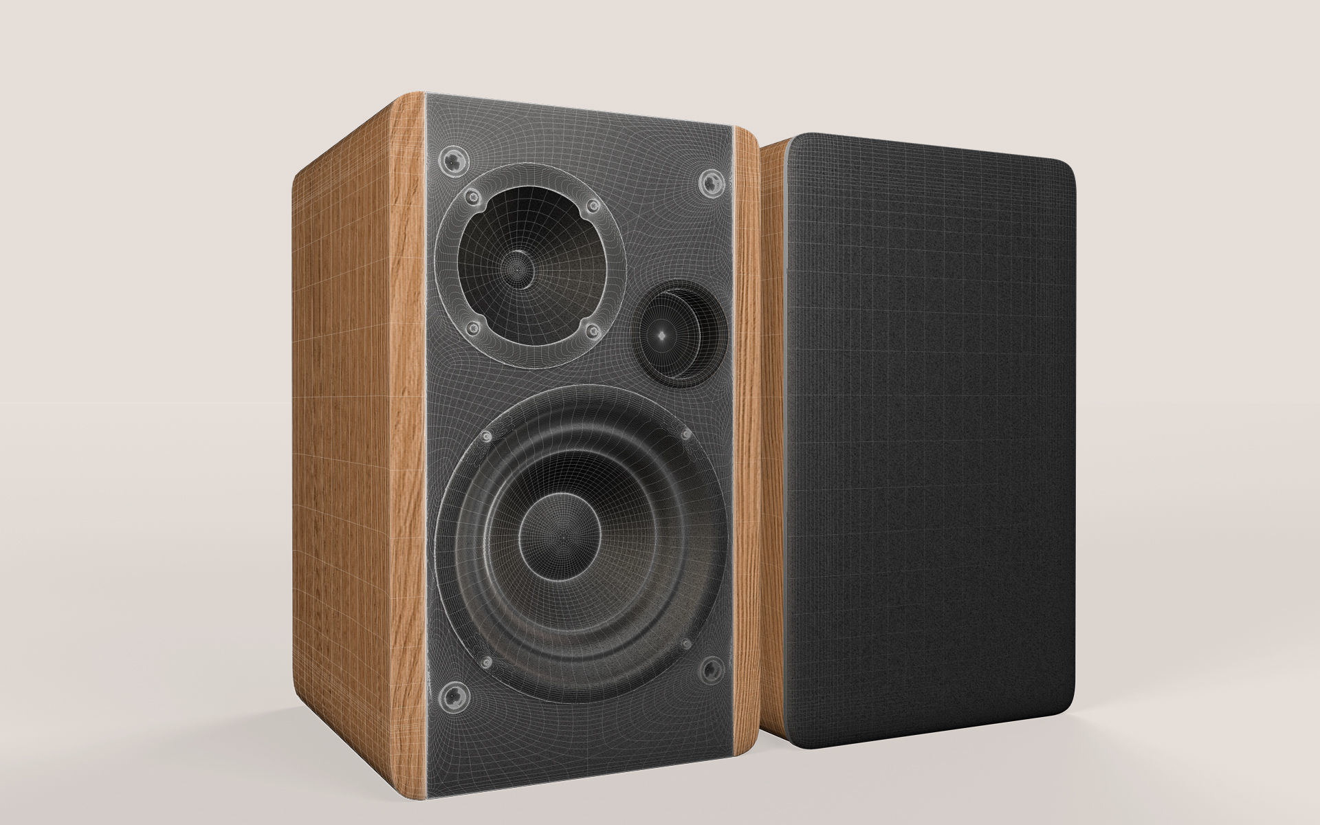 speaker active 3d model 3D model_1