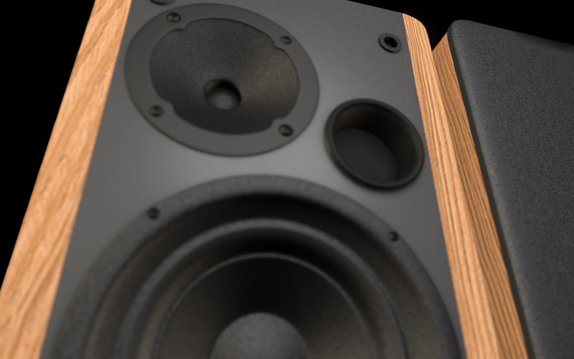 speaker active 3d model 3D model_5