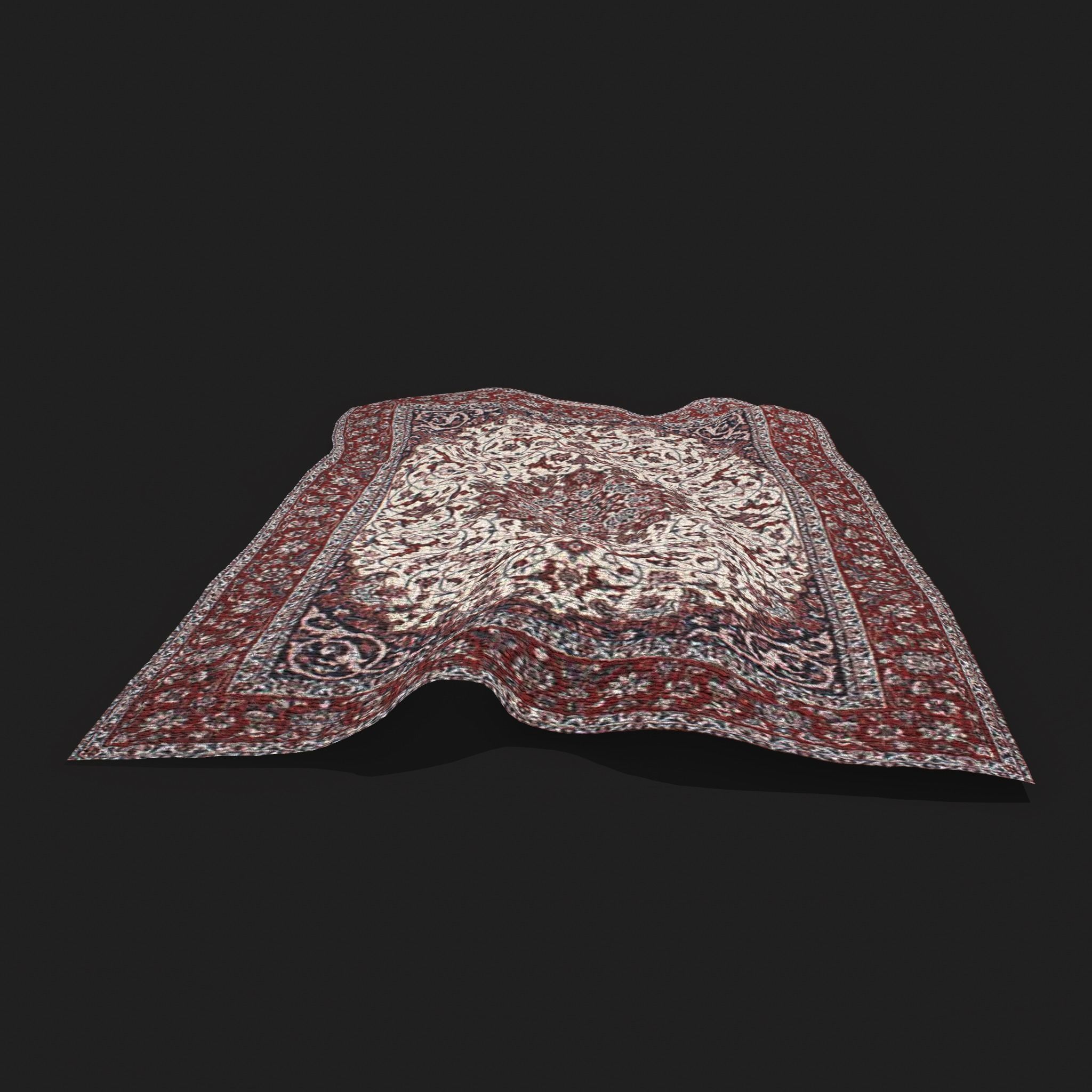 Persian Carpet Design Two and Three 3D Model Collection_15