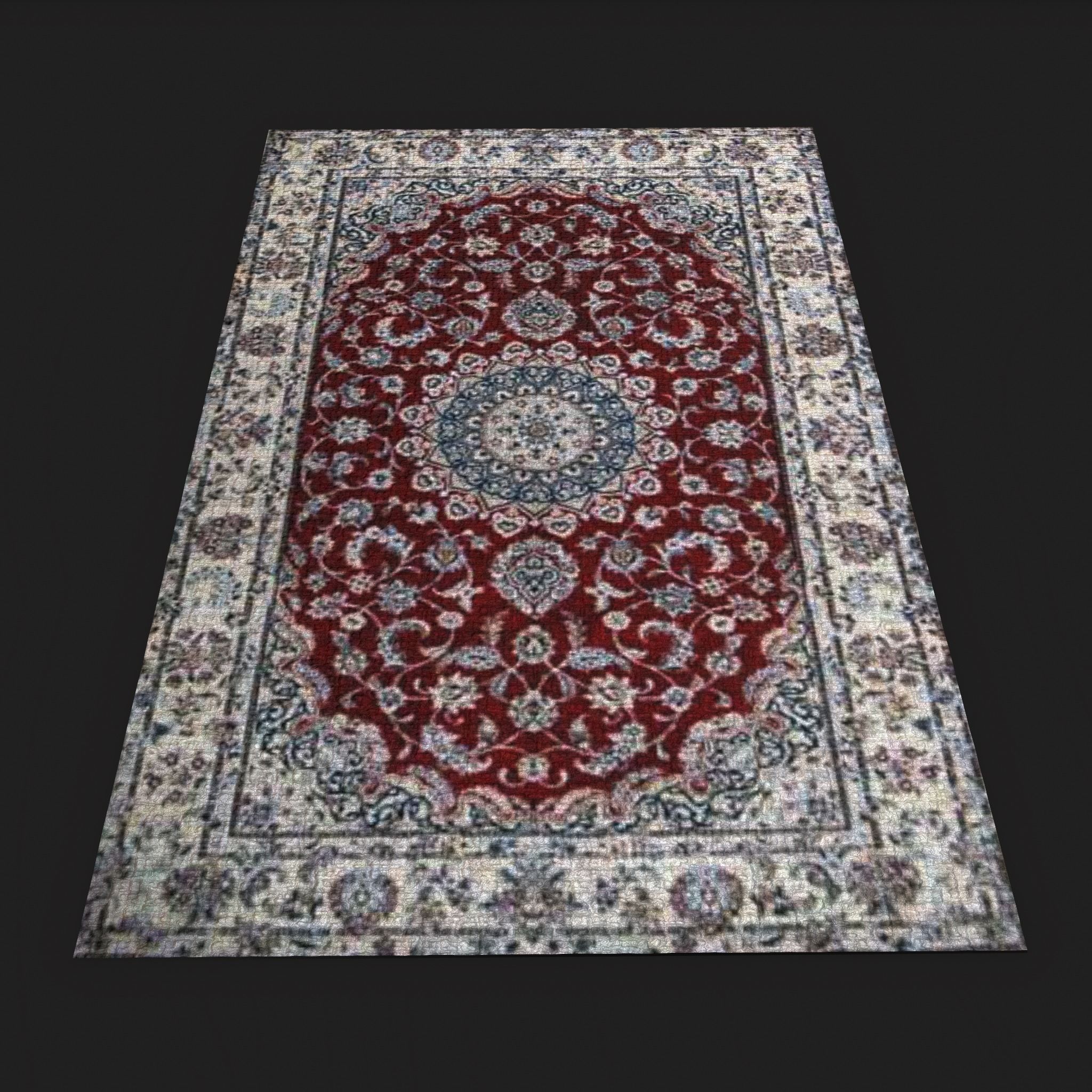 Persian Carpet Design Two and Three 3D Model Collection_21
