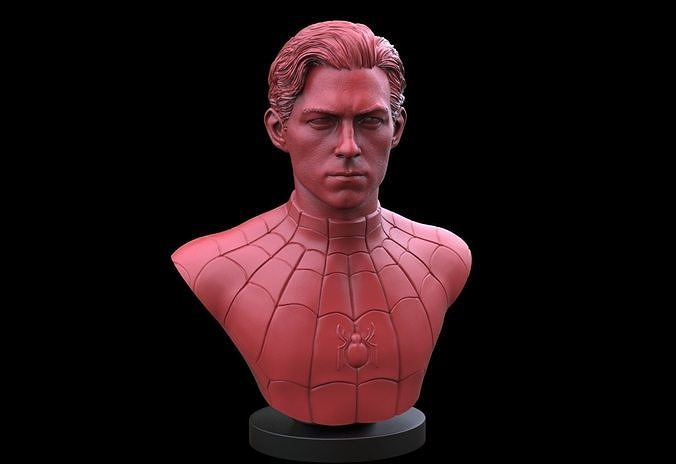 Spiderman-Tom Holland Bust 3D print model