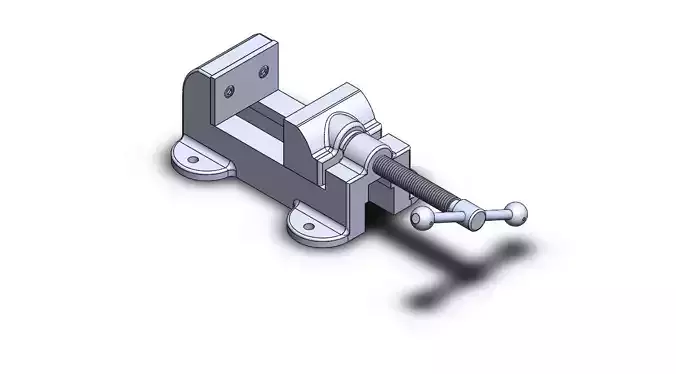 Bench Vise in Solidwork