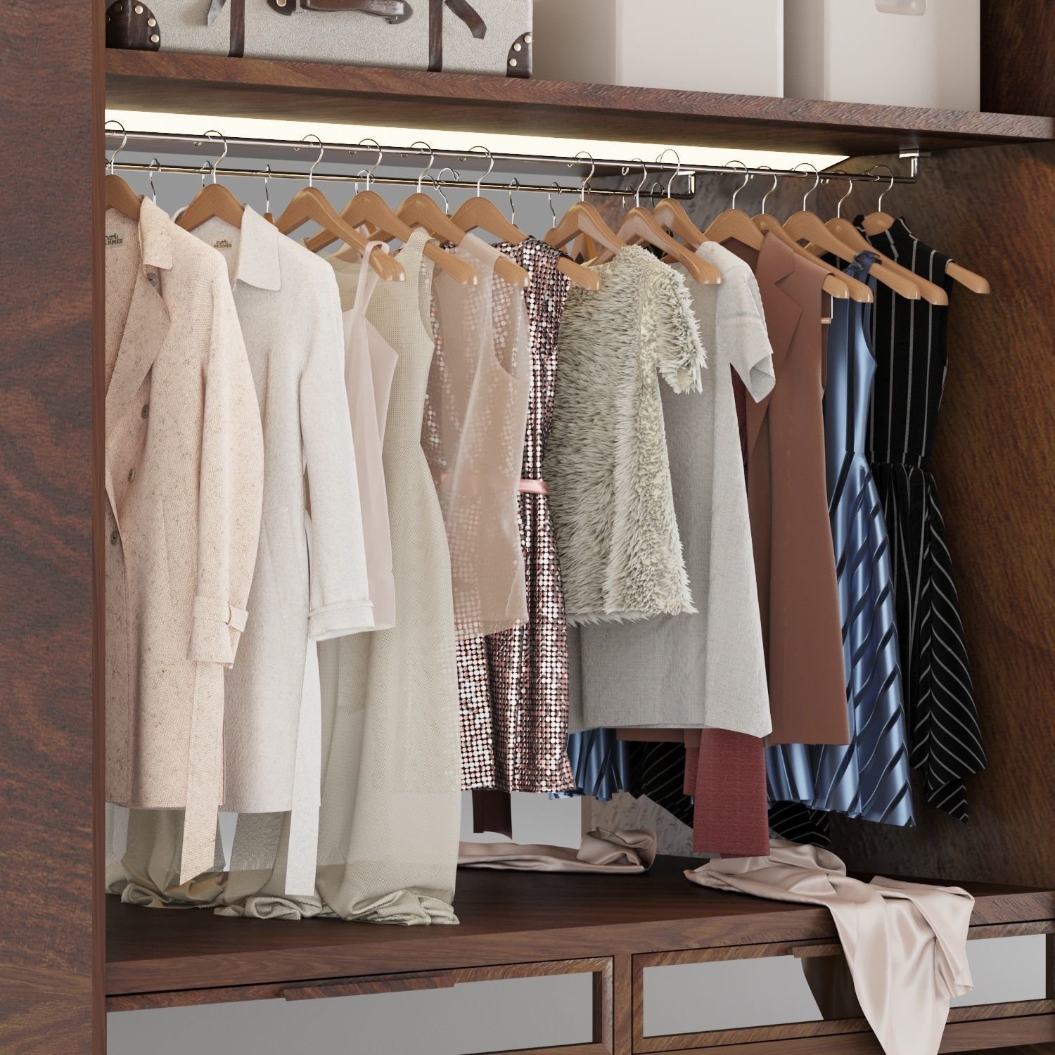 Wardrobe No 01 3D model_4