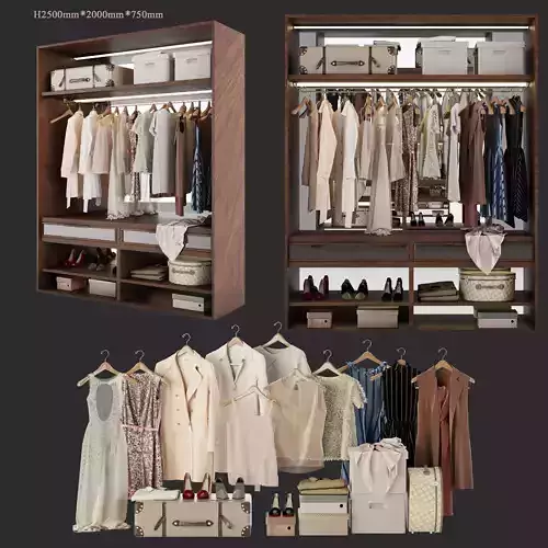 Wardrobe No 01 3D model