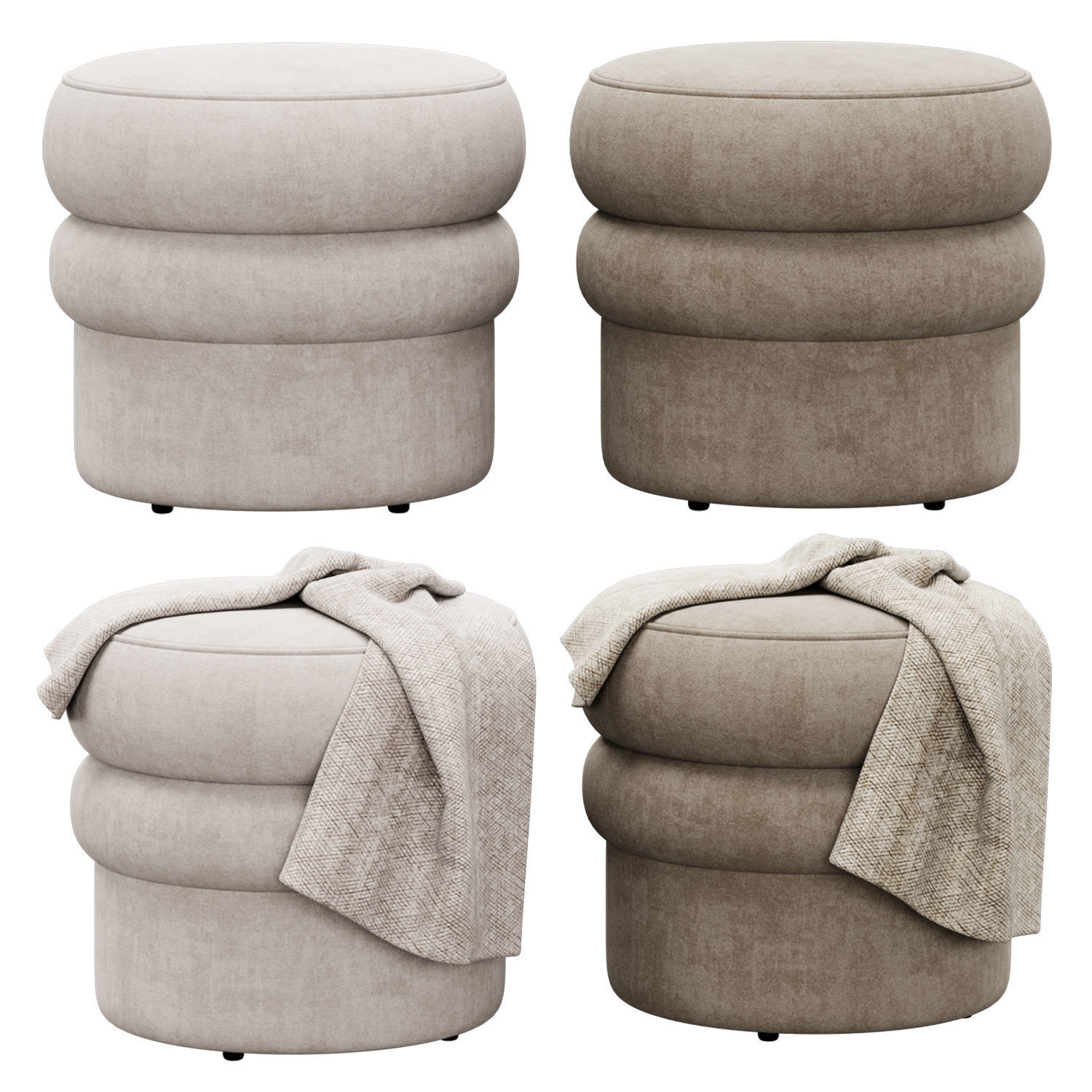 Swagger Stool Swagger 20 fabirc stool by Kardiel 3D model | CGTrader