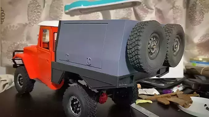 WPL C44KM 1 16 SCALE CAMPER CABIN  BED 3D print model