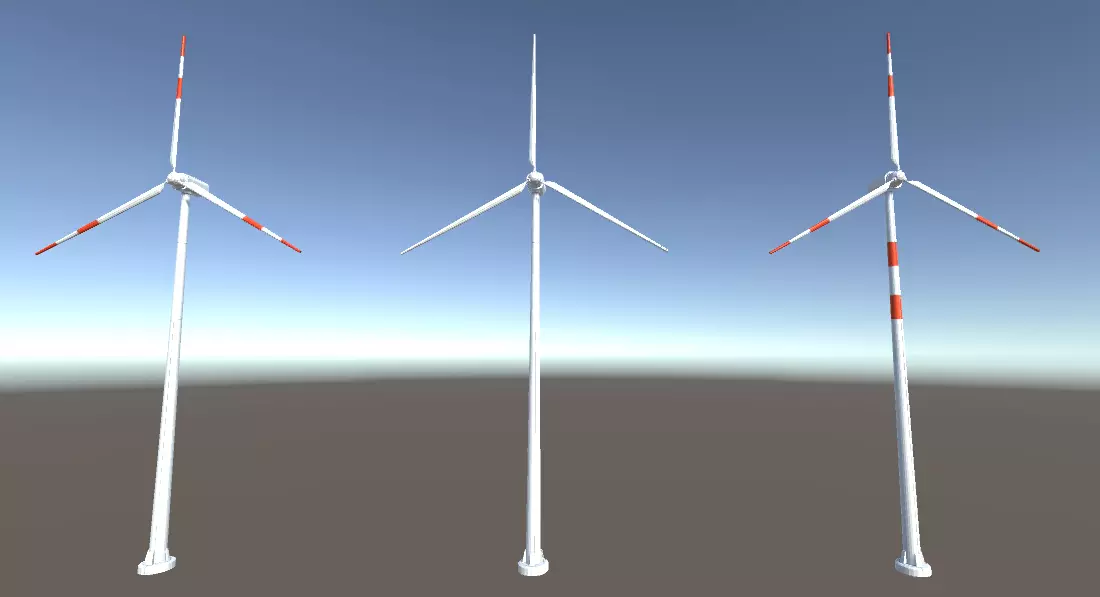 Low-Poly Wind Turbine - free Free low-poly 3D model_0