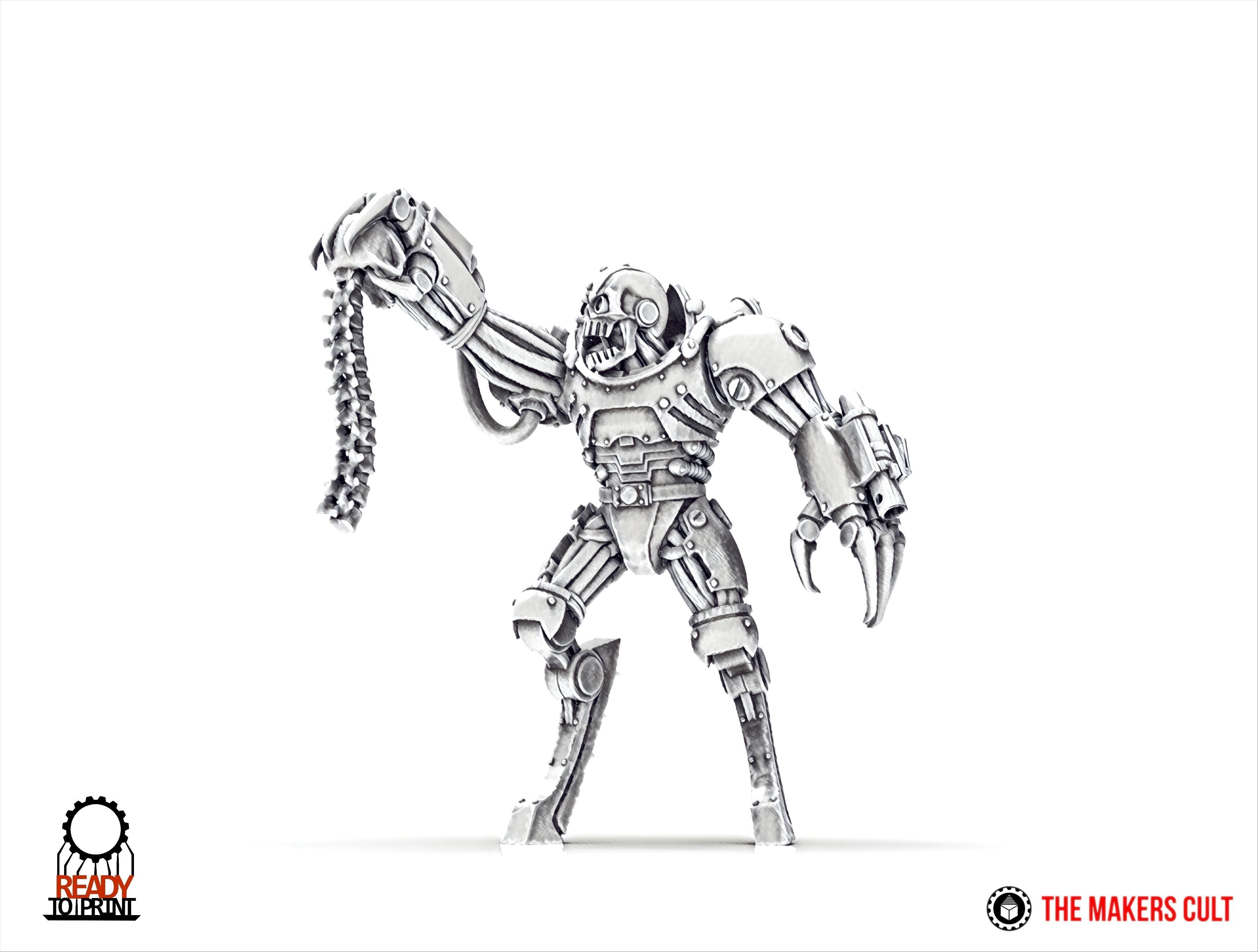 Dark Techno - Brutus Assassin builder 3D print model_3