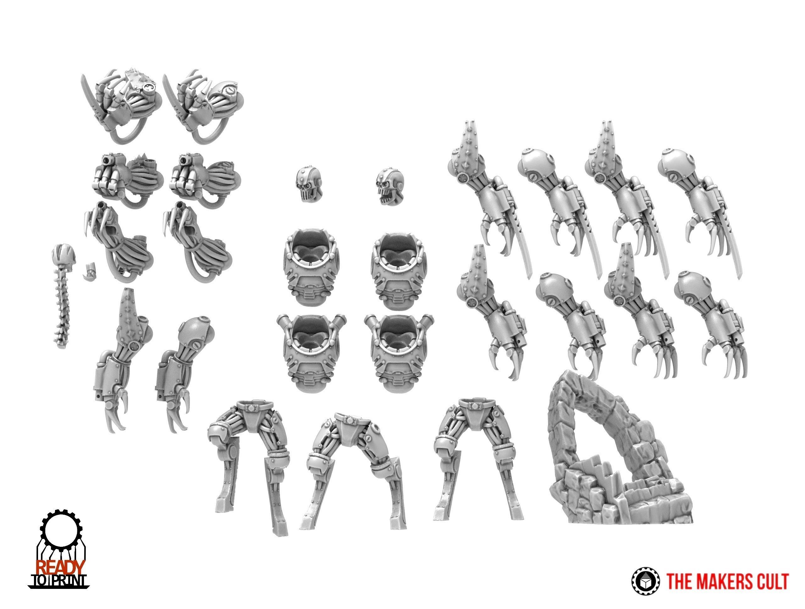 Dark Techno - Brutus Assassin builder 3D print model_7