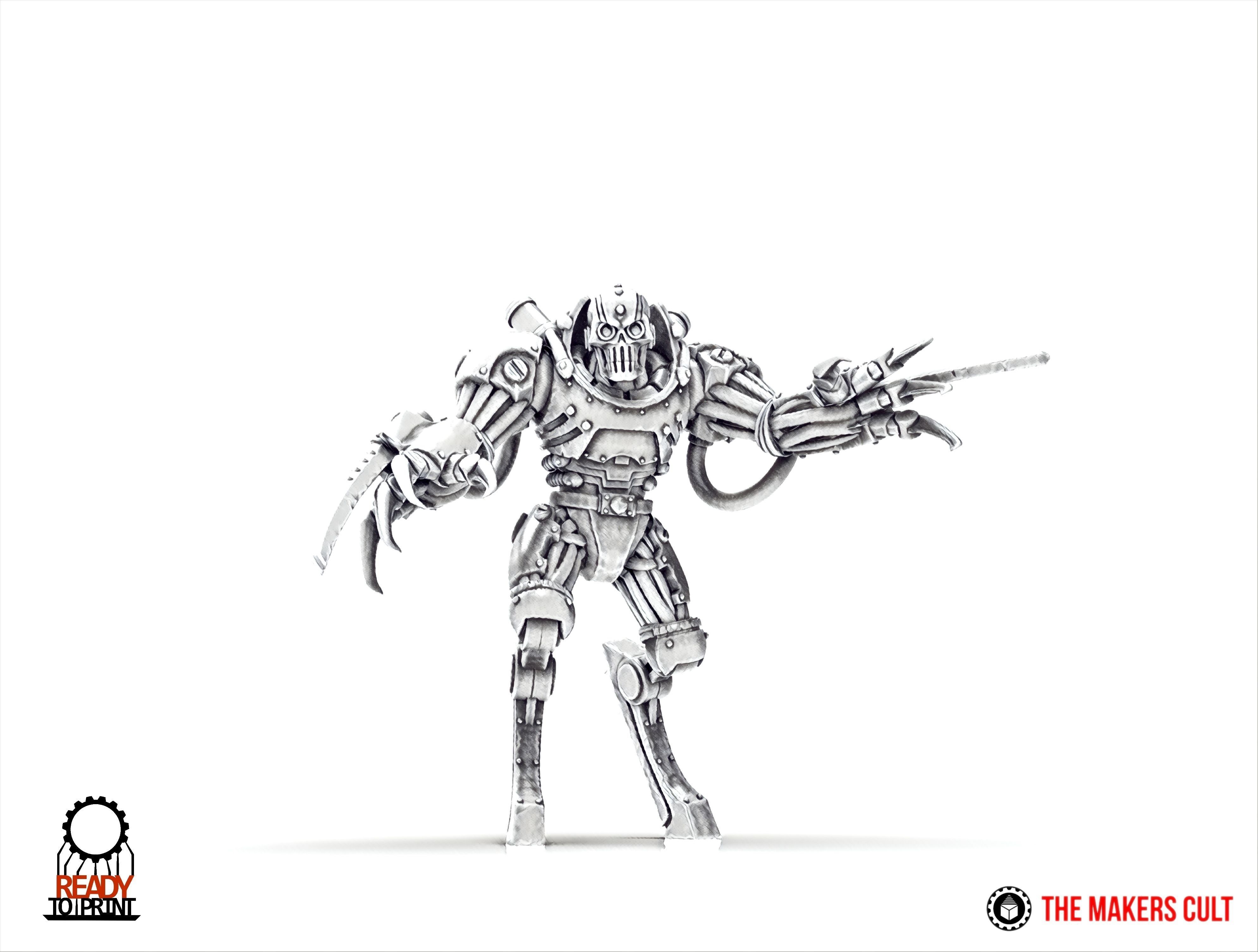 Dark Techno - Brutus Assassin builder 3D print model_4