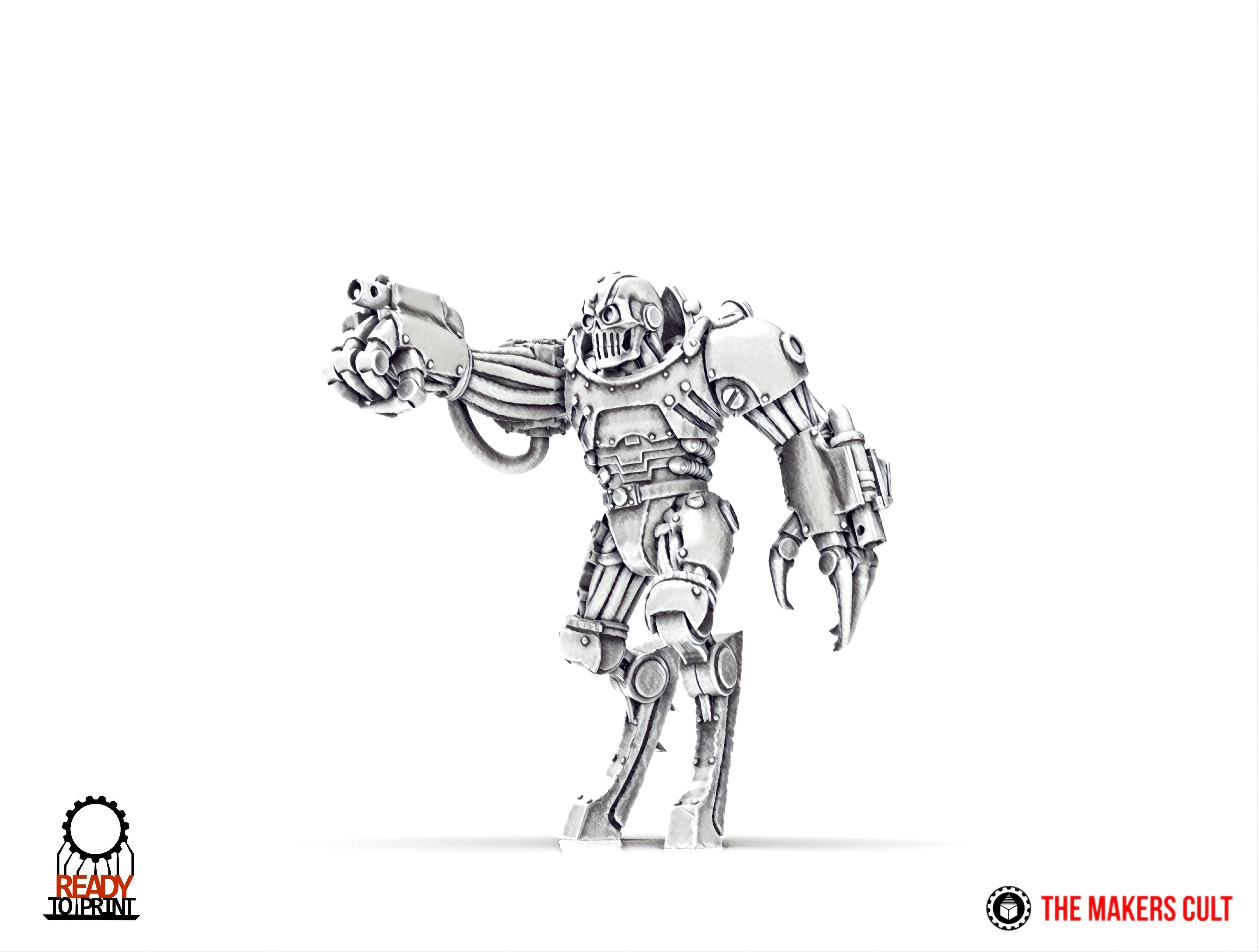 Dark Techno - Brutus Assassin builder 3D print model_5