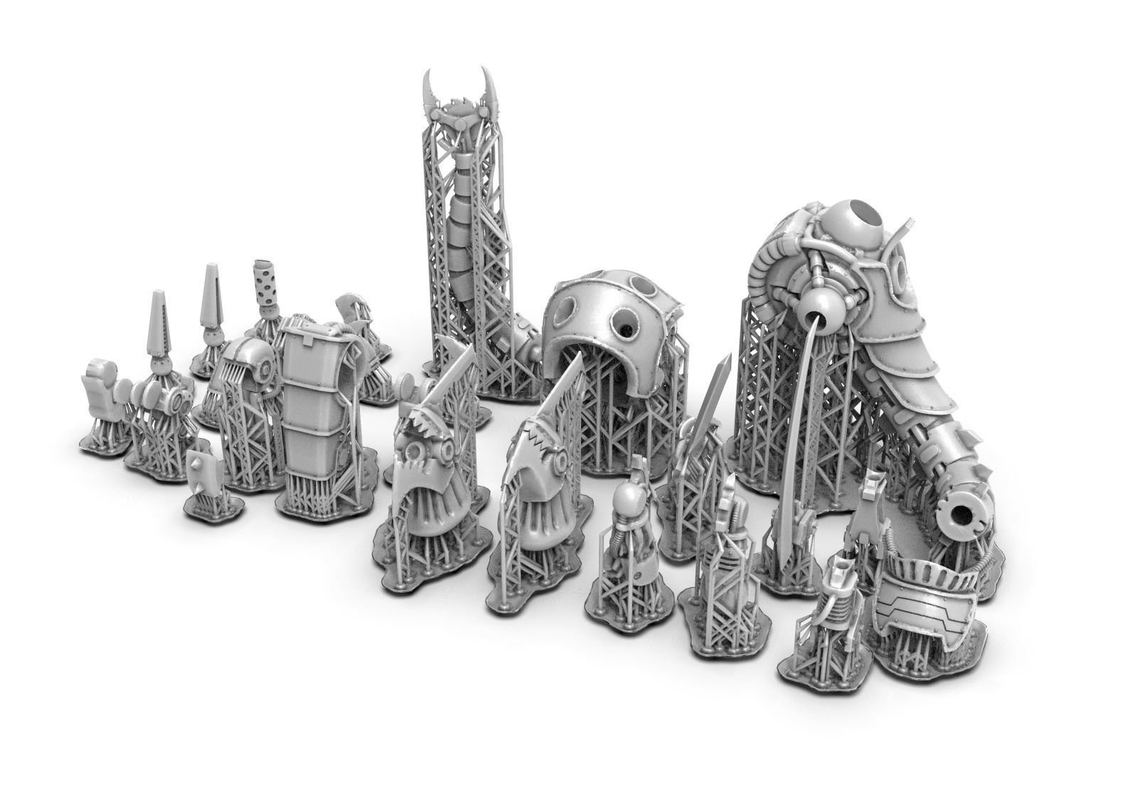 Iron Hive - Iron Lord - pack 1 3D print model_3