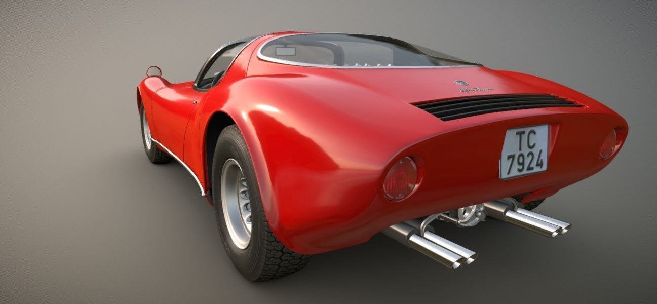 alfa-romeo-stradale-1967 alfa romeo 3D model_1