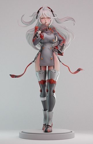Azur lane Prinz Ougen 3d print 3D print model