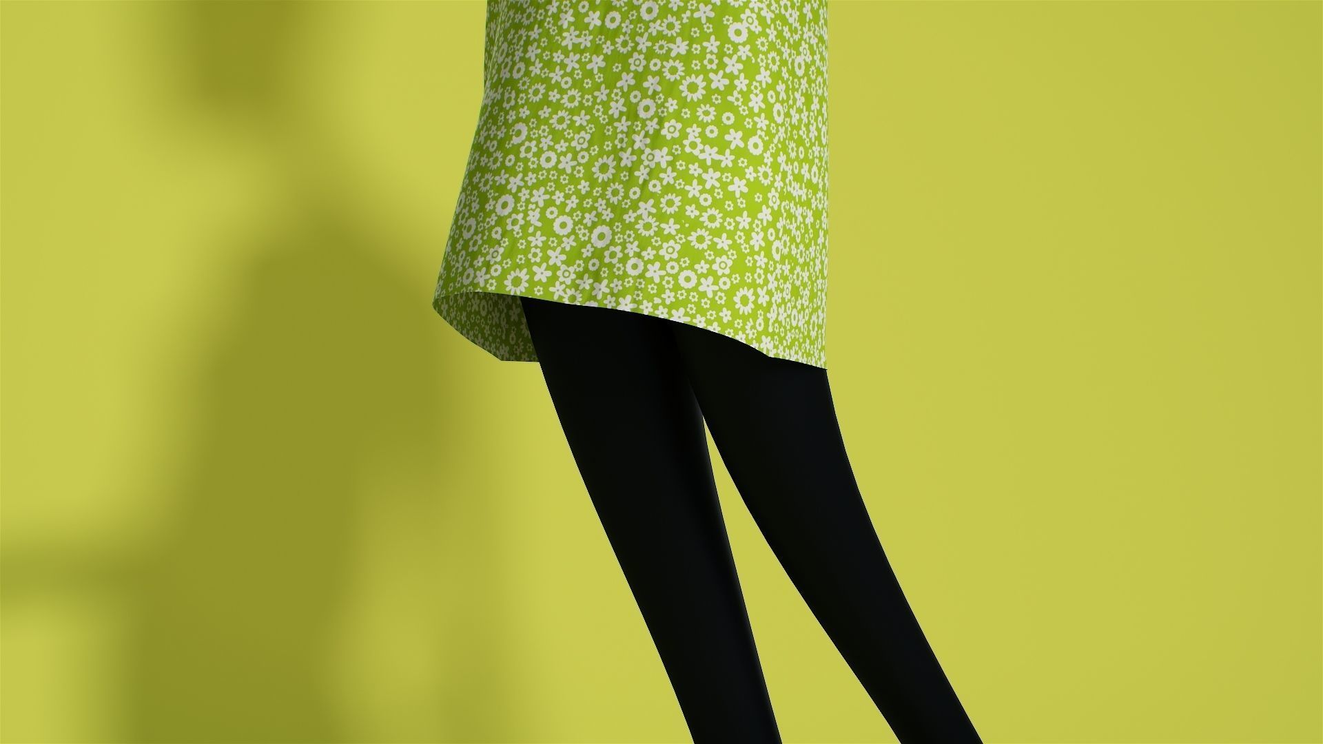 Colleen Corby 1960 Dress Pose 03 3D model_14