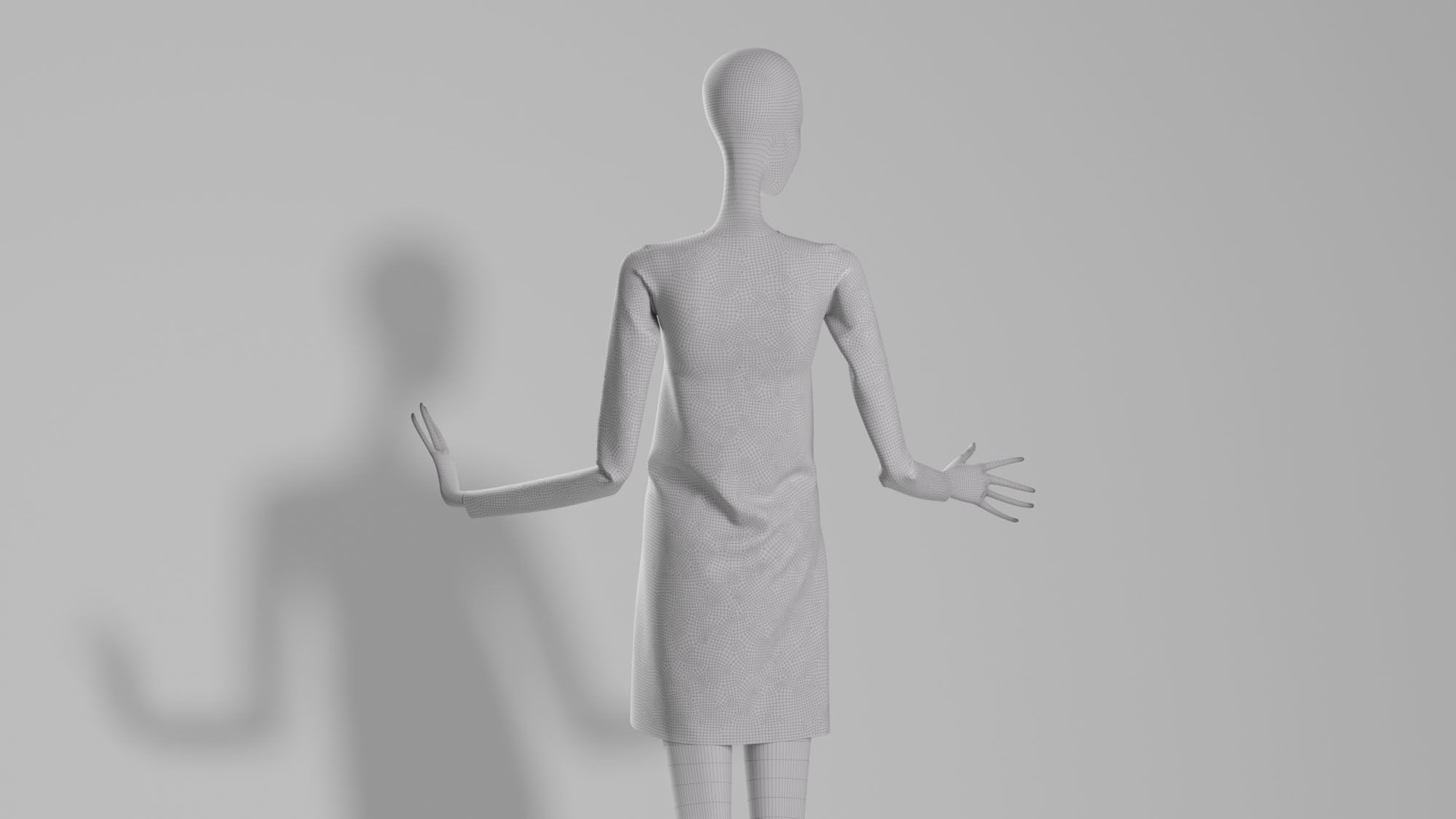 Colleen Corby 1960 Dress Pose 03 3D model_11