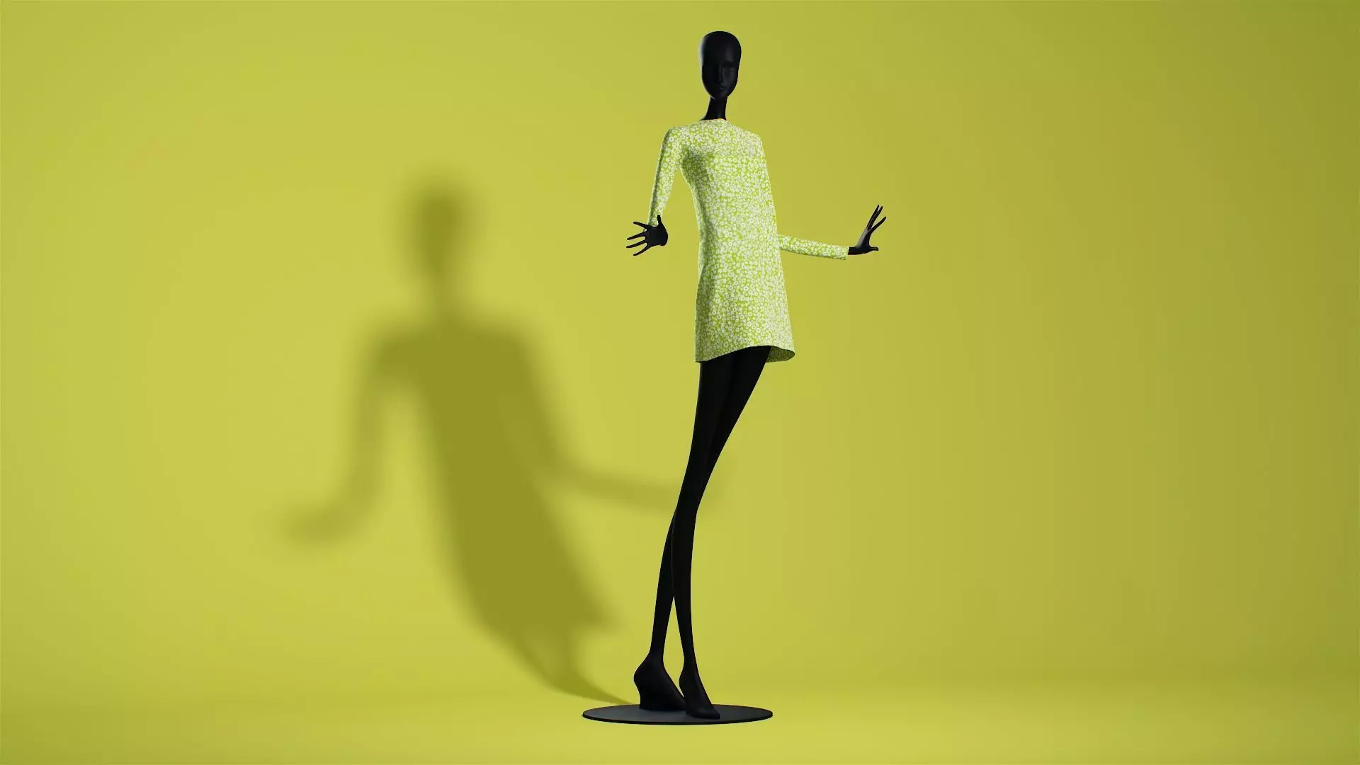 Colleen Corby 1960 Dress Pose 03 3D model_0