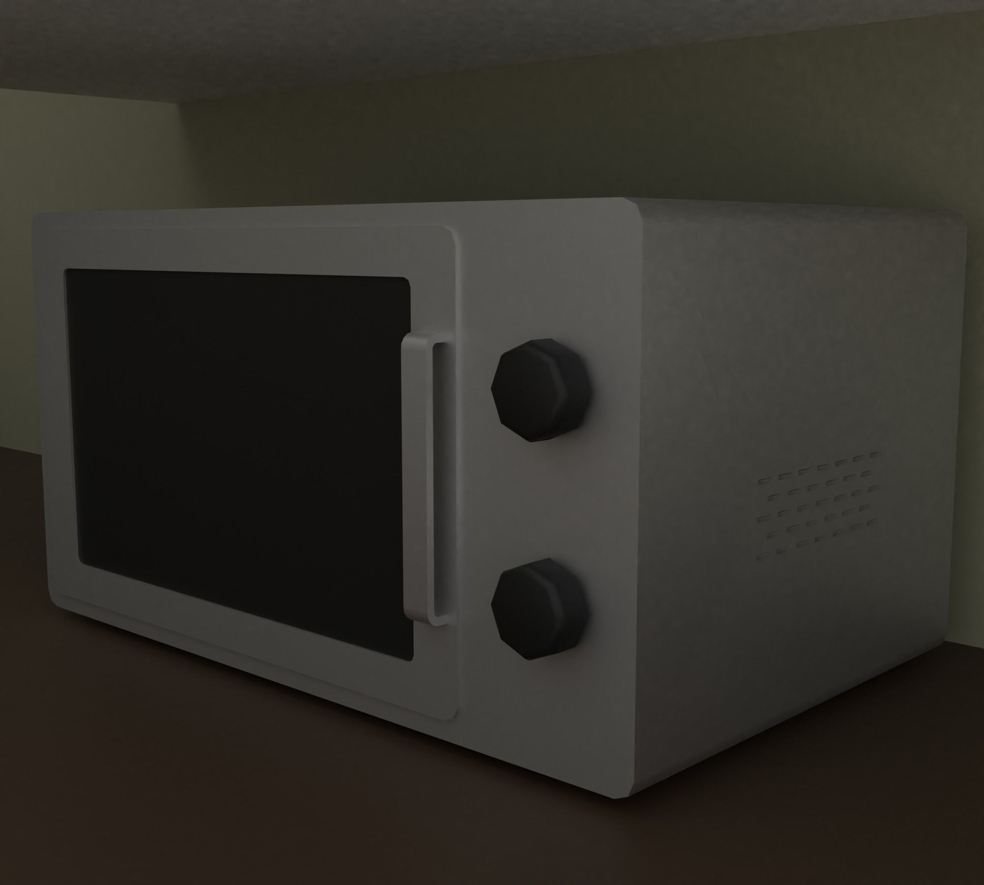 Kitchen Low-poly 3D model_20