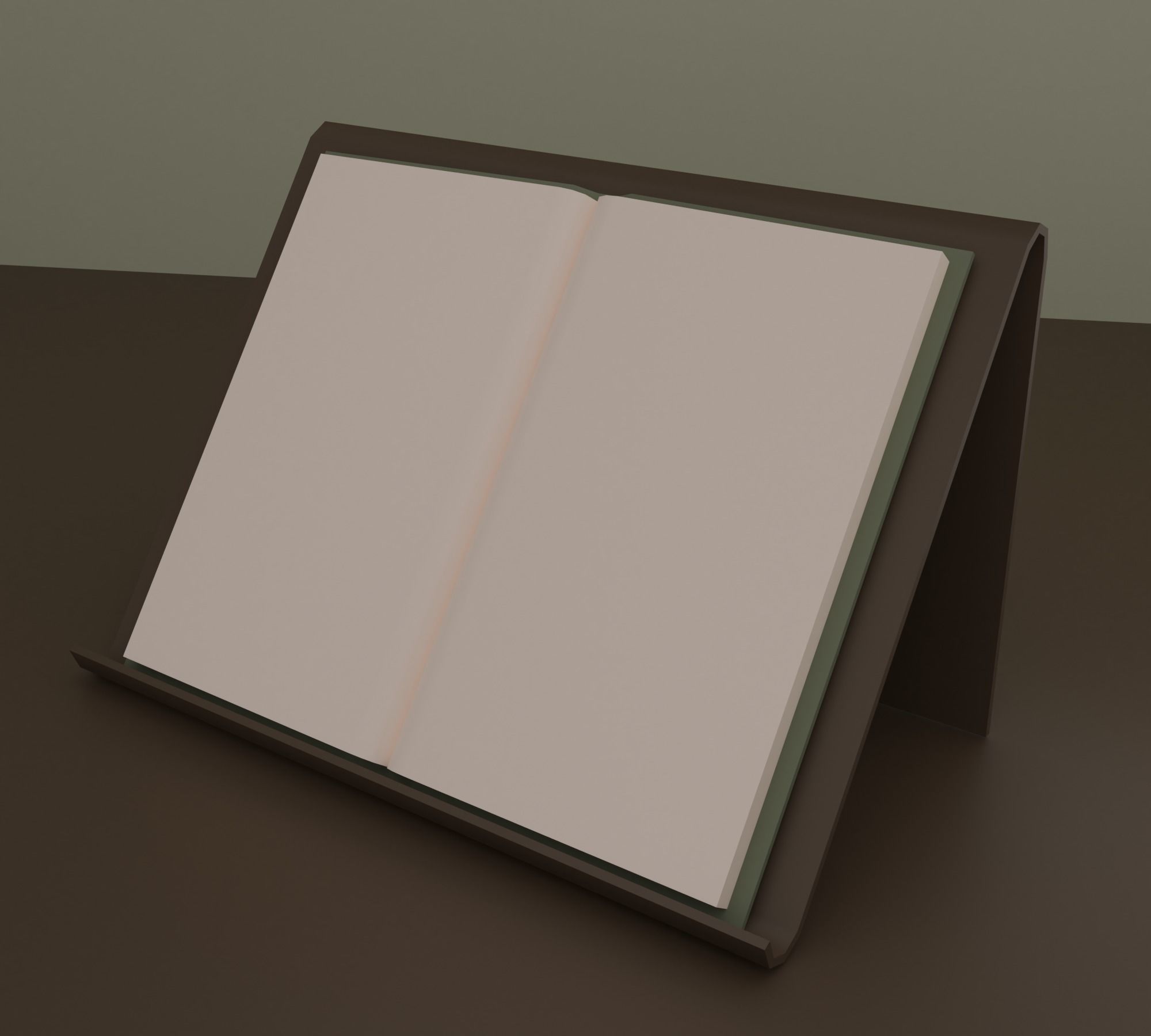 Kitchen Low-poly 3D model_28