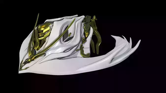 Warframe Mesa Prime Cosplay Hat 3D print model