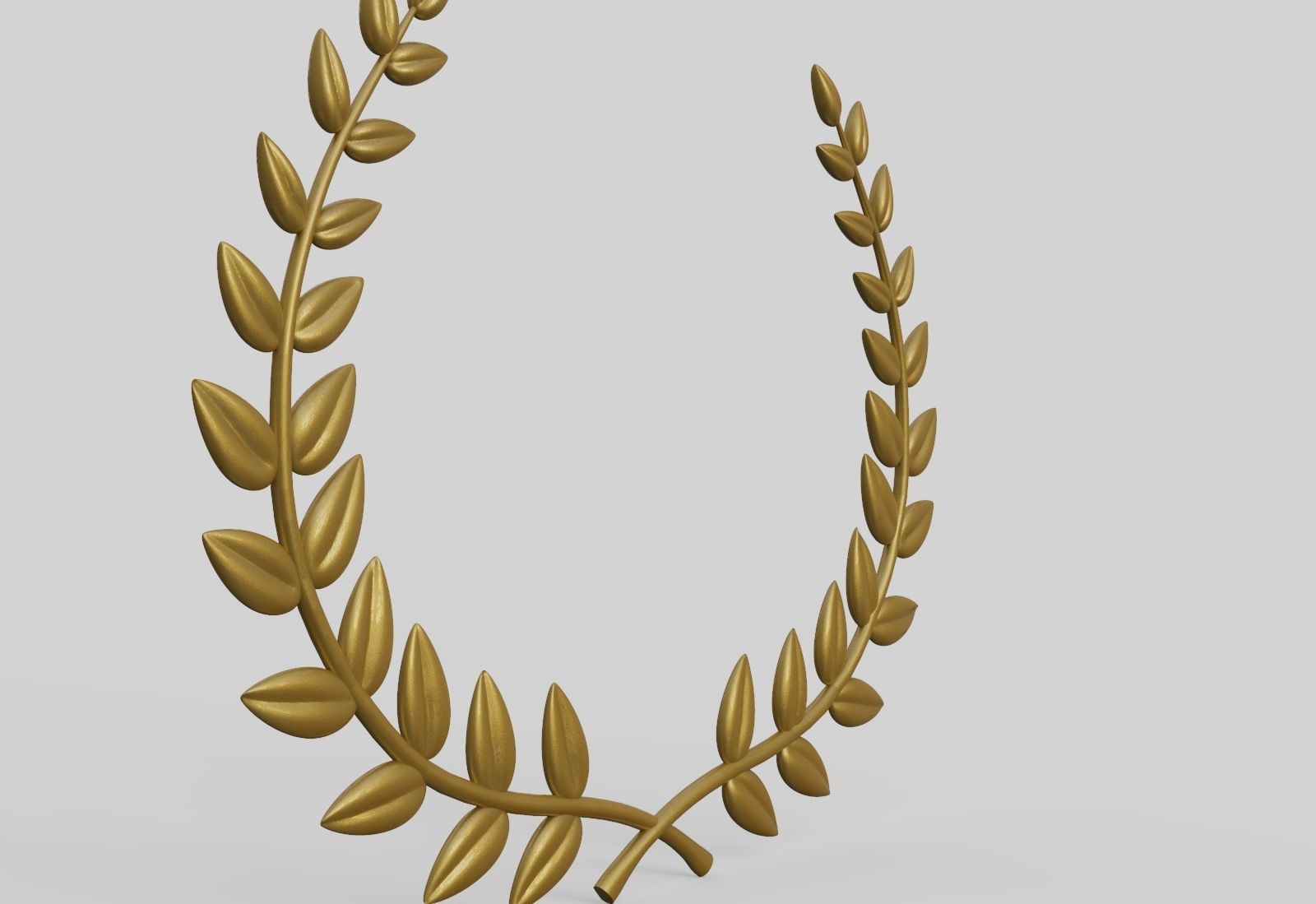 Laurel Wreath 3D print model_1
