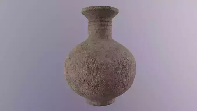 Medieval Vase Game Ready High Poly 3D Model 