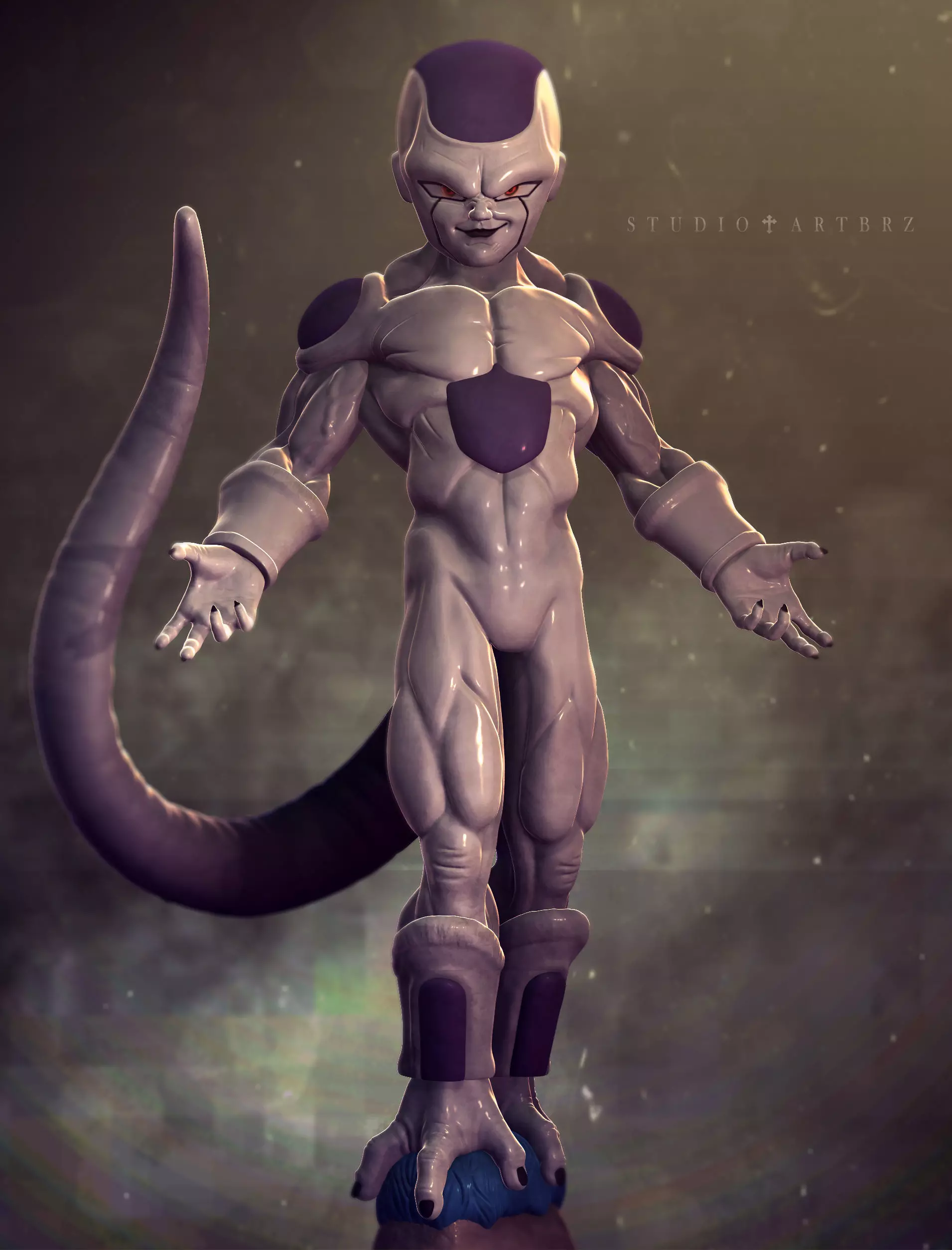 Freeza dragon ball z character 3D print model_0