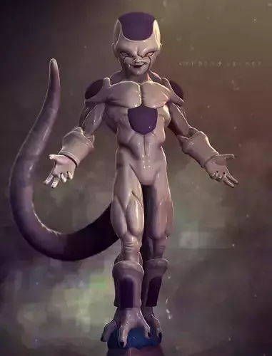 Freeza dragon ball z character 3D print model