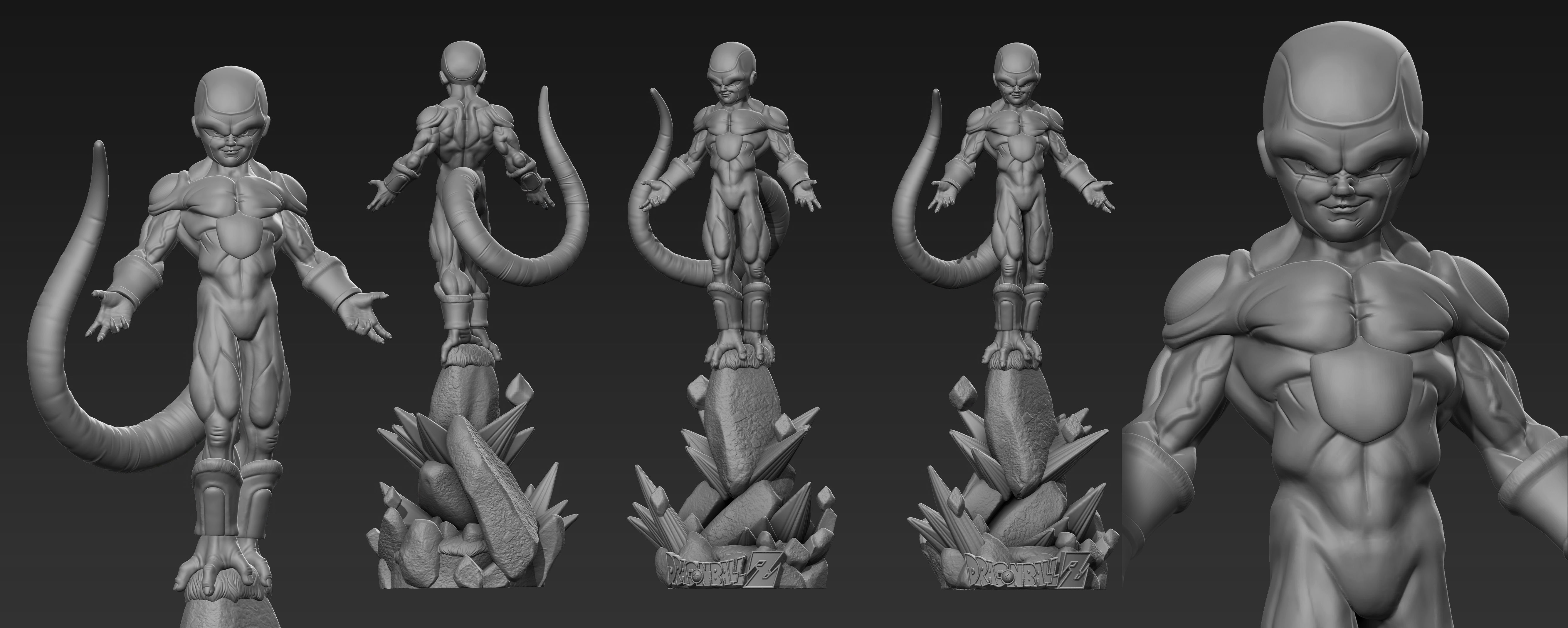 Freeza dragon ball z character 3D print model_3