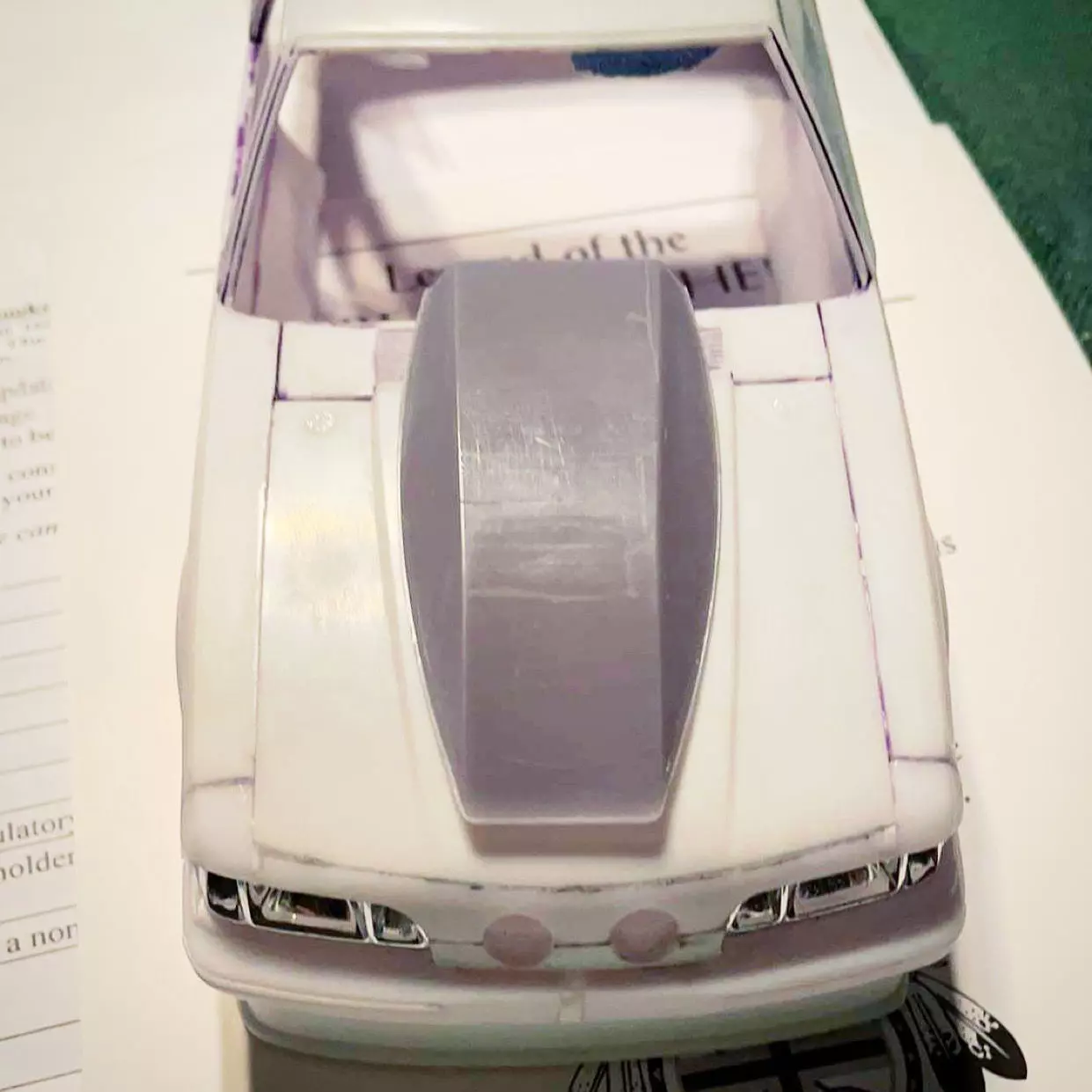 Sunoco Hood Scoop Pro Mod Outlaw Drag 3D print model_0