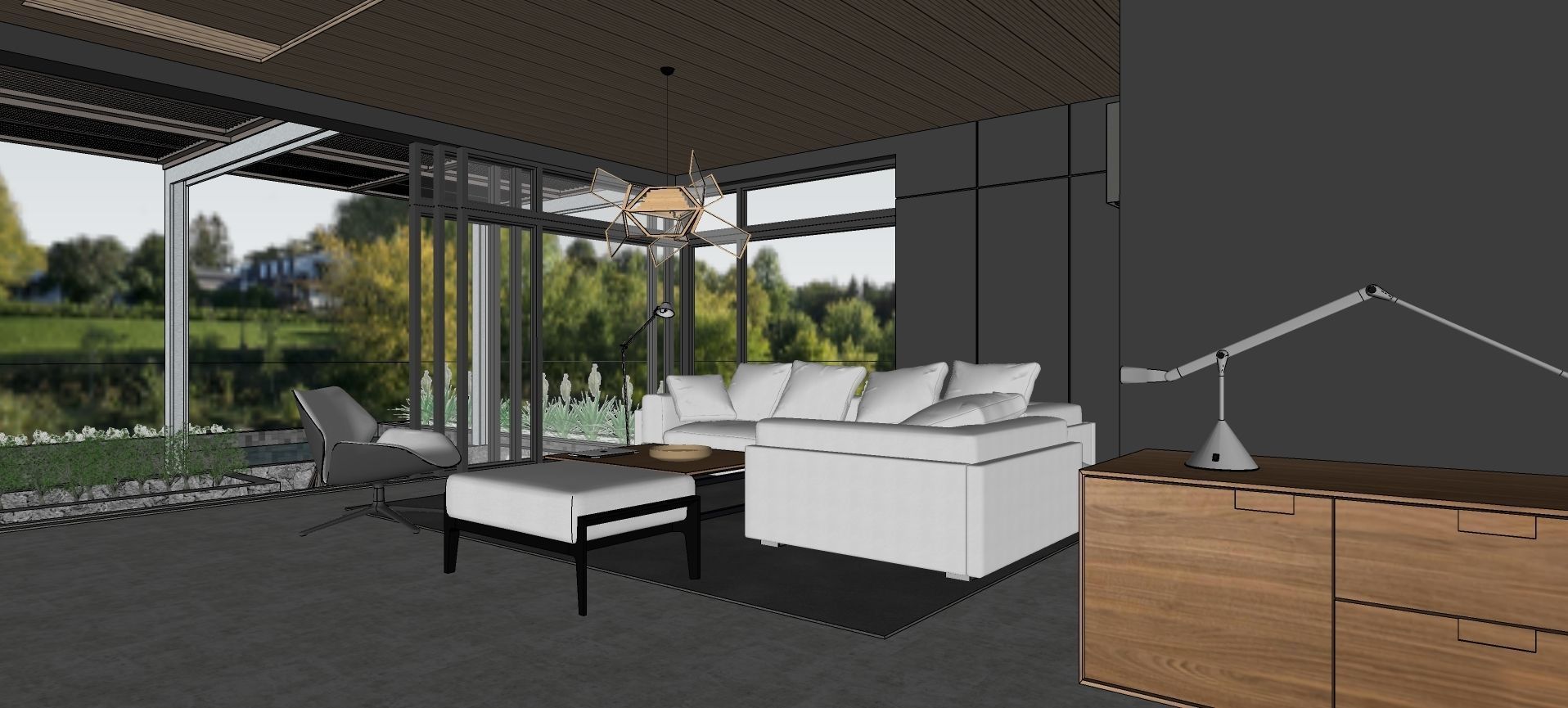 Modern living - B5  3D model_26